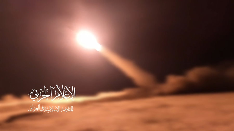 שיגור הטיל, לפי המיליציות העיראקיות