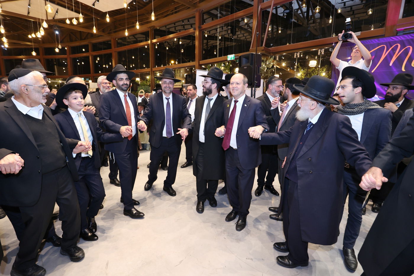 שמחת הבר מצווה לבנו של השר מלכיאלי