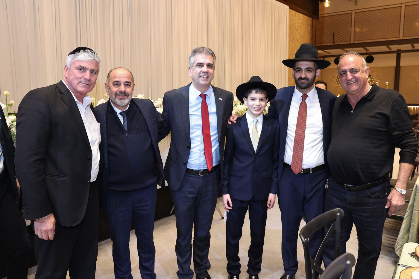 שמחת הבר מצווה לבנו של השר מלכיאלי