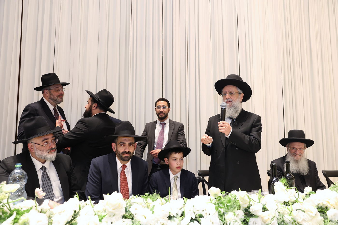 שמחת הבר מצווה לבנו של השר מלכיאלי