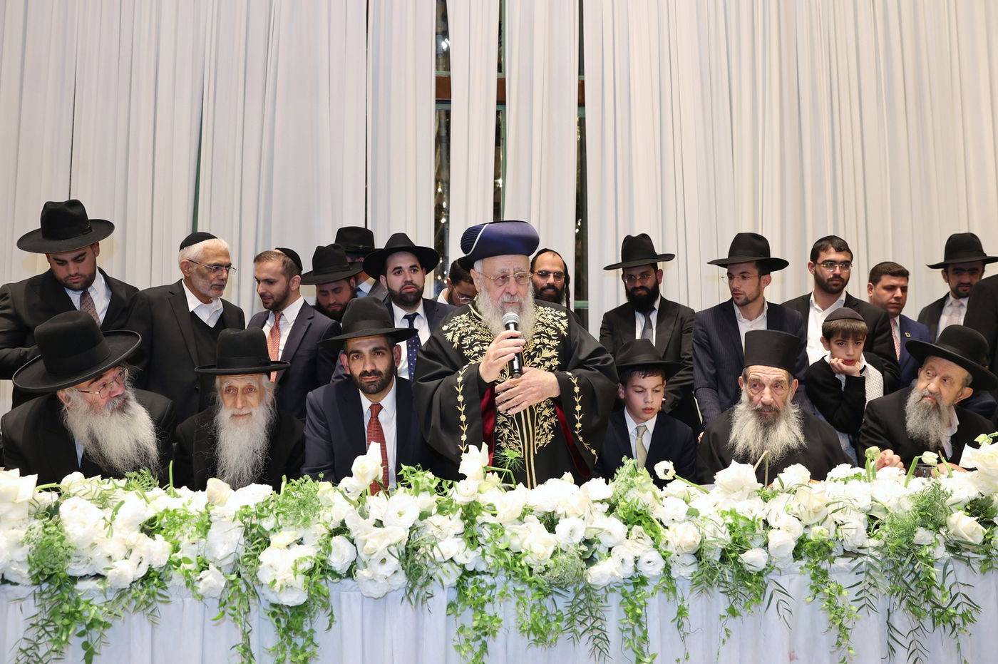 שמחת הבר מצווה לבנו של השר מלכיאלי