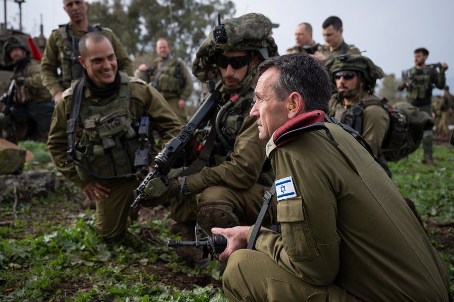 הרמטכ"ל עם הלוחמים בצפון