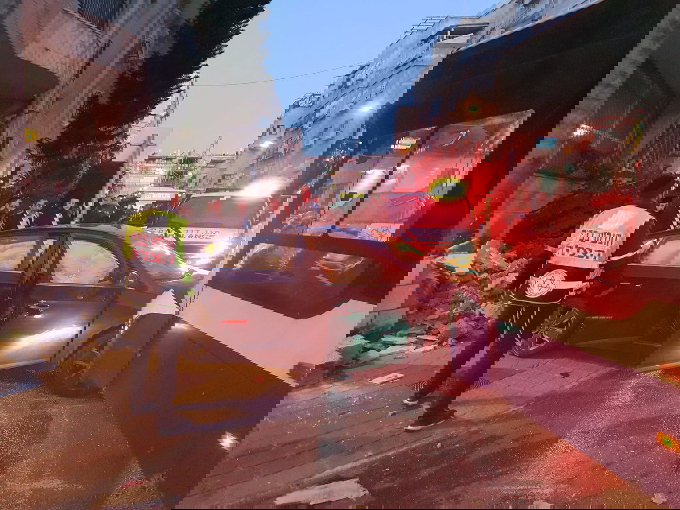 זירת התאונה