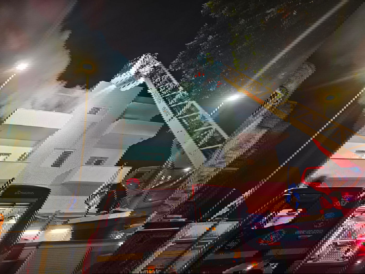 השריפות הלילה בחיפה