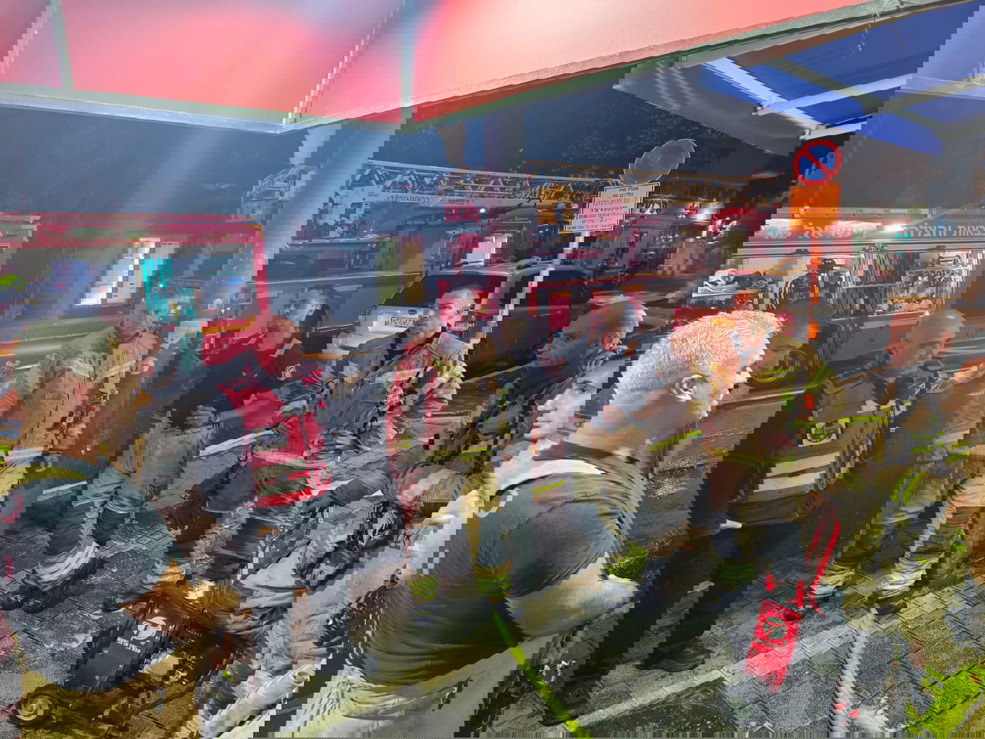 השריפות הלילה בחיפה