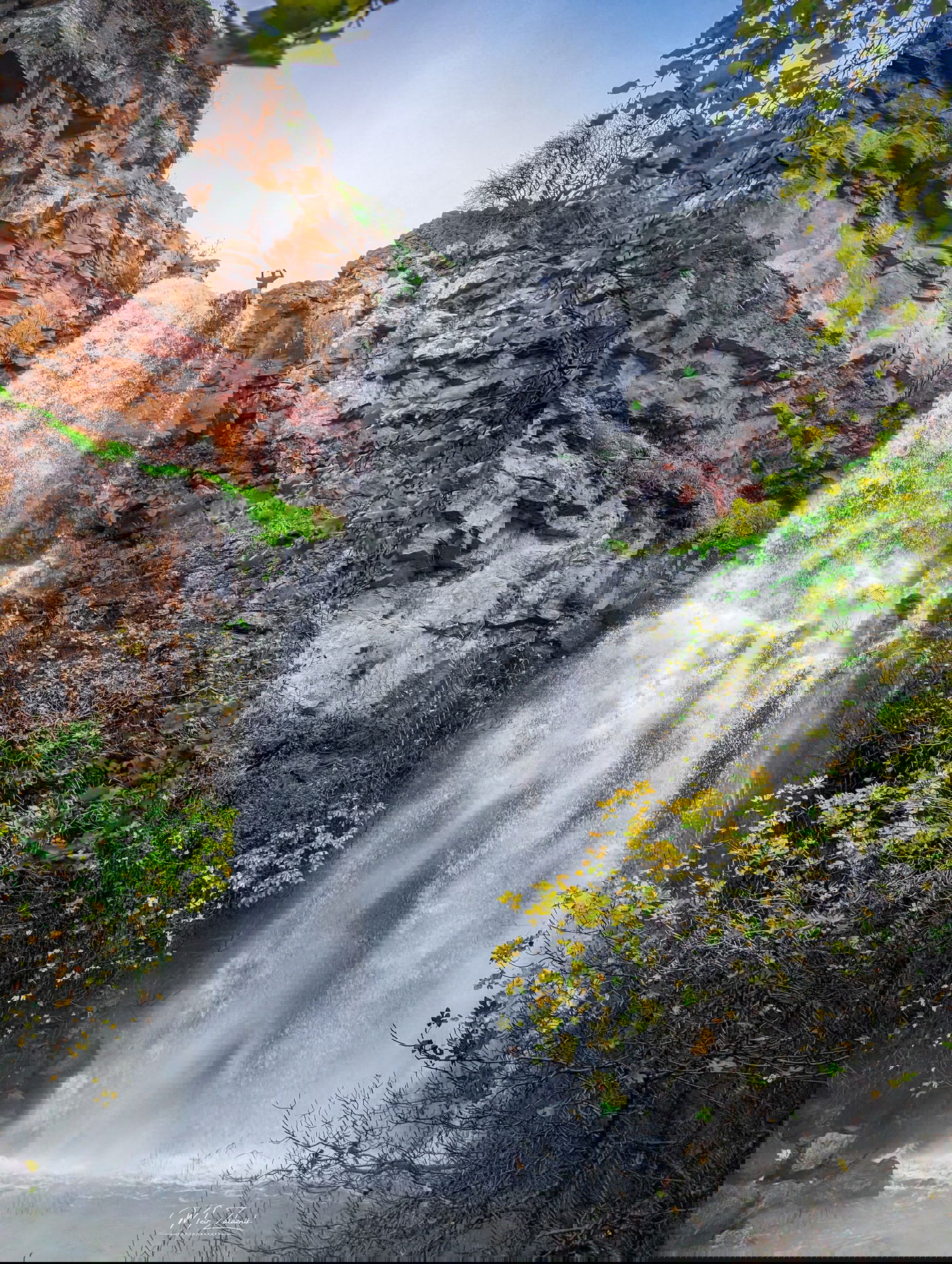 מפל עורבים ליד קלע אלון וציר הנפט בגולן, השבוע