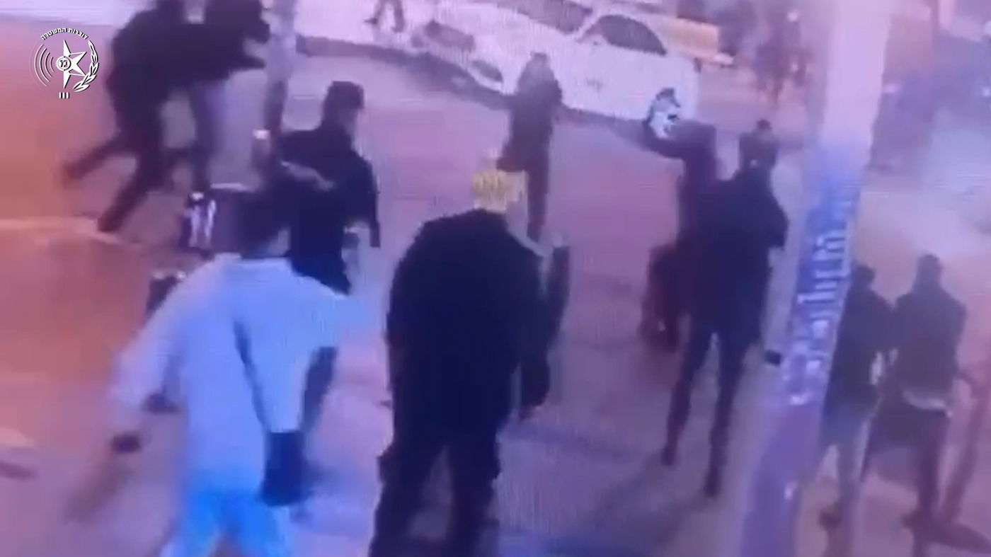 הזירה בתחנה המרכזית באותו ערב