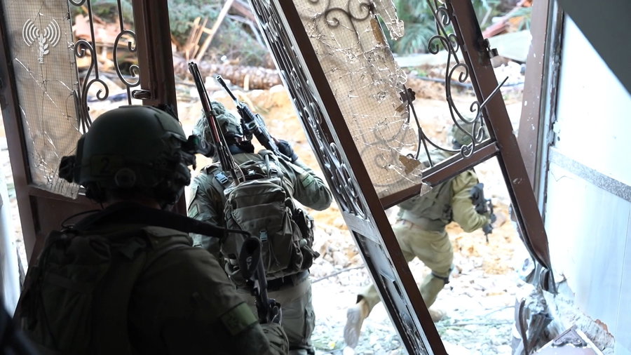 צפו בפעילות הלוחמים ברצועה
