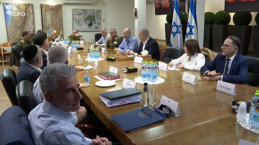 הקבינט מתכנס הערב 