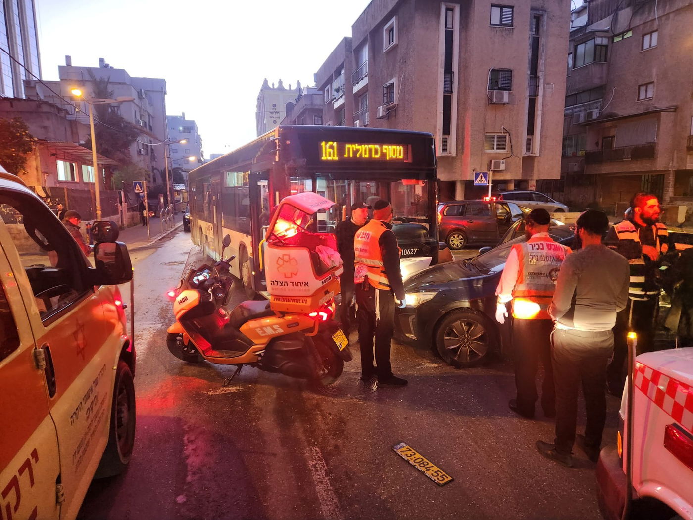 זירת התאונה