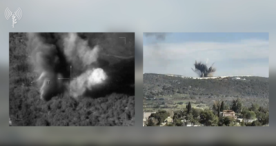 כטב"מ של חיזבאללה יורט בים; צה"ל תקף בלבנון וסוריה | צפו