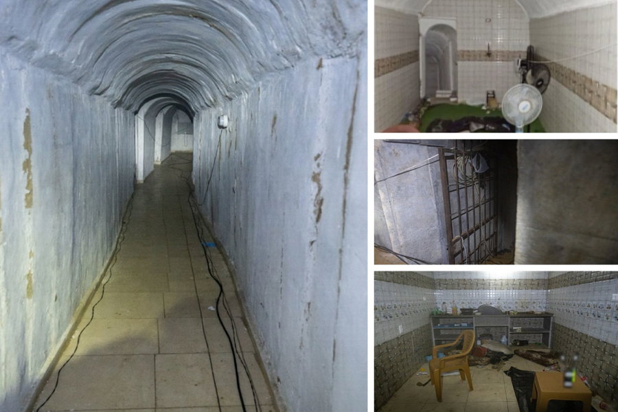 צה"ל חושף תיעוד מהמנהרה בה הוחזקו חטופים תחת חאן יונס | צפו בתיעוד בלתי נתפס