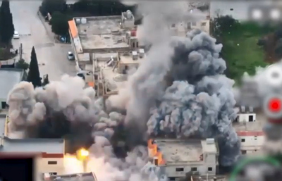 איזו הפגזה: כך הפציץ צה"ל את המפקדה הצבאית בלבנון