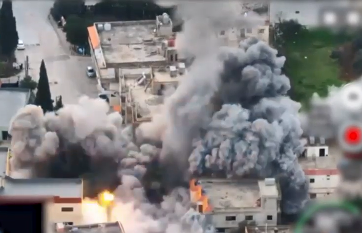 איזו הפגזה: כך הפציץ צה"ל את המפקדה הצבאית בלבנון