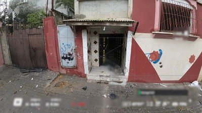 בדלת המבנה: גופת המחבל שניסה לירות RPG לטנק צה"ל | צפו