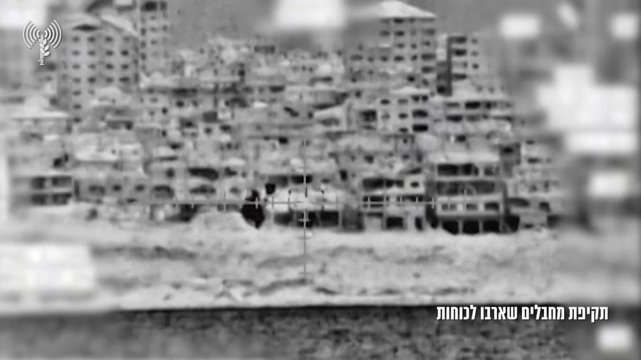 תיעוד מתקיפות לוחמי זרוע הים ברצועת עזה