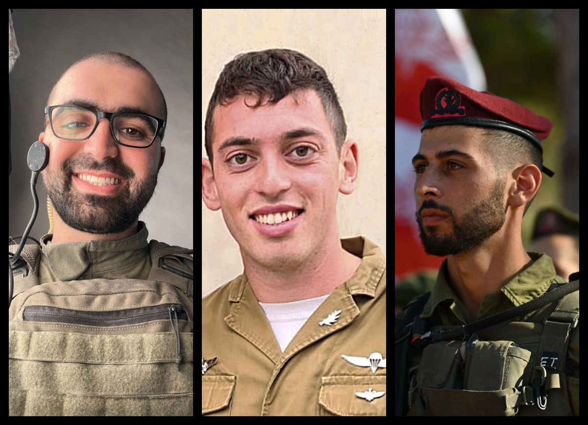 מימין לשמאל: אייל מבורך בטיטו הי"ד | איליי לוי הי"ד | דוד נתי אלפסי הי"ד