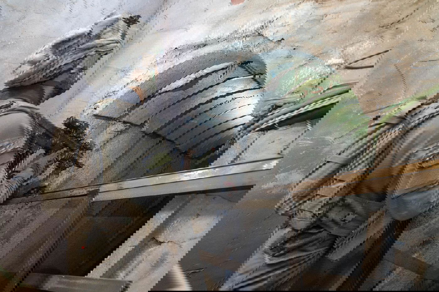 חישוף הפירים ותוואי המנהרה