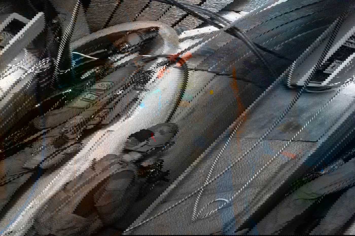 חישוף הפירים ותוואי המנהרה