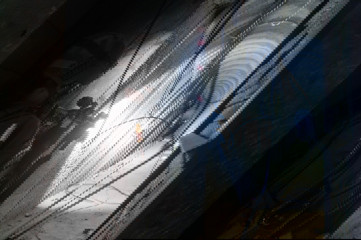 חישוף הפירים ותוואי המנהרה