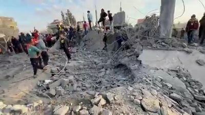 ערמות של הרס: כך נראה האזור ליד רפיח אחרי תקיפות צה"ל