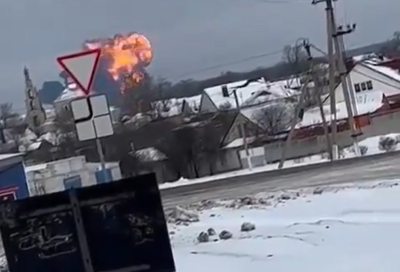 מטוס צבאי עם שבויי מלחמה אוקראינים התרסק; יותר מ-70 נהרגו 