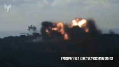 השמדת עמדת חיזבאללה בלבנון