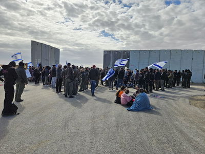ההפגנות במעבר כרם שלום