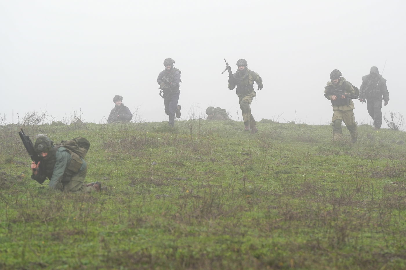 צפו בתמונות: חיילי מילואים בתרגיל צבאי גדול בצפון