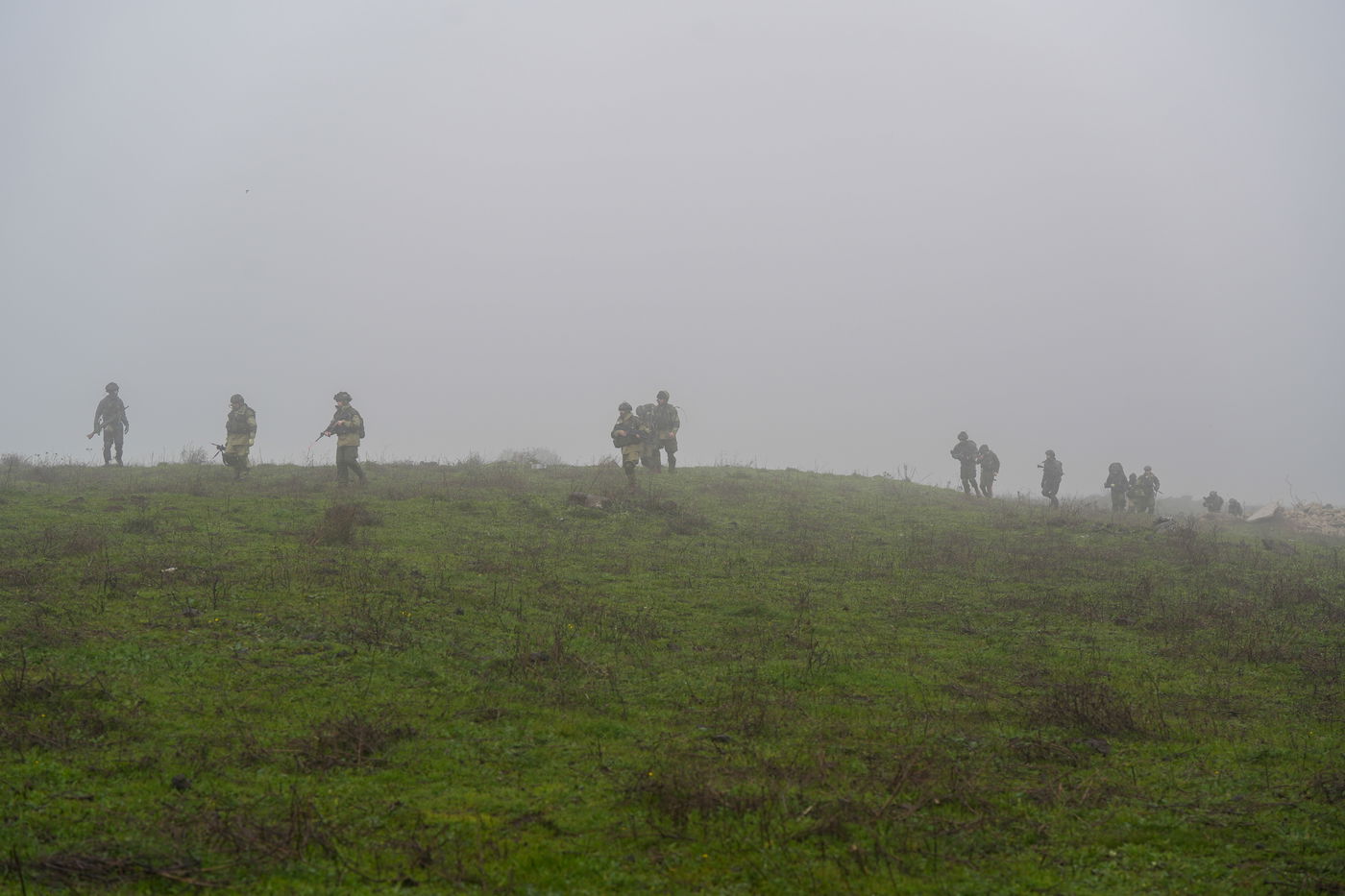צפו בתמונות: חיילי מילואים בתרגיל צבאי גדול בצפון