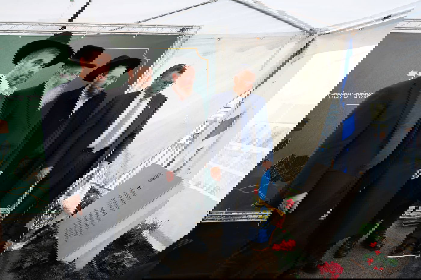 הטקס שנערך היום עם המשפחות וראש העיר