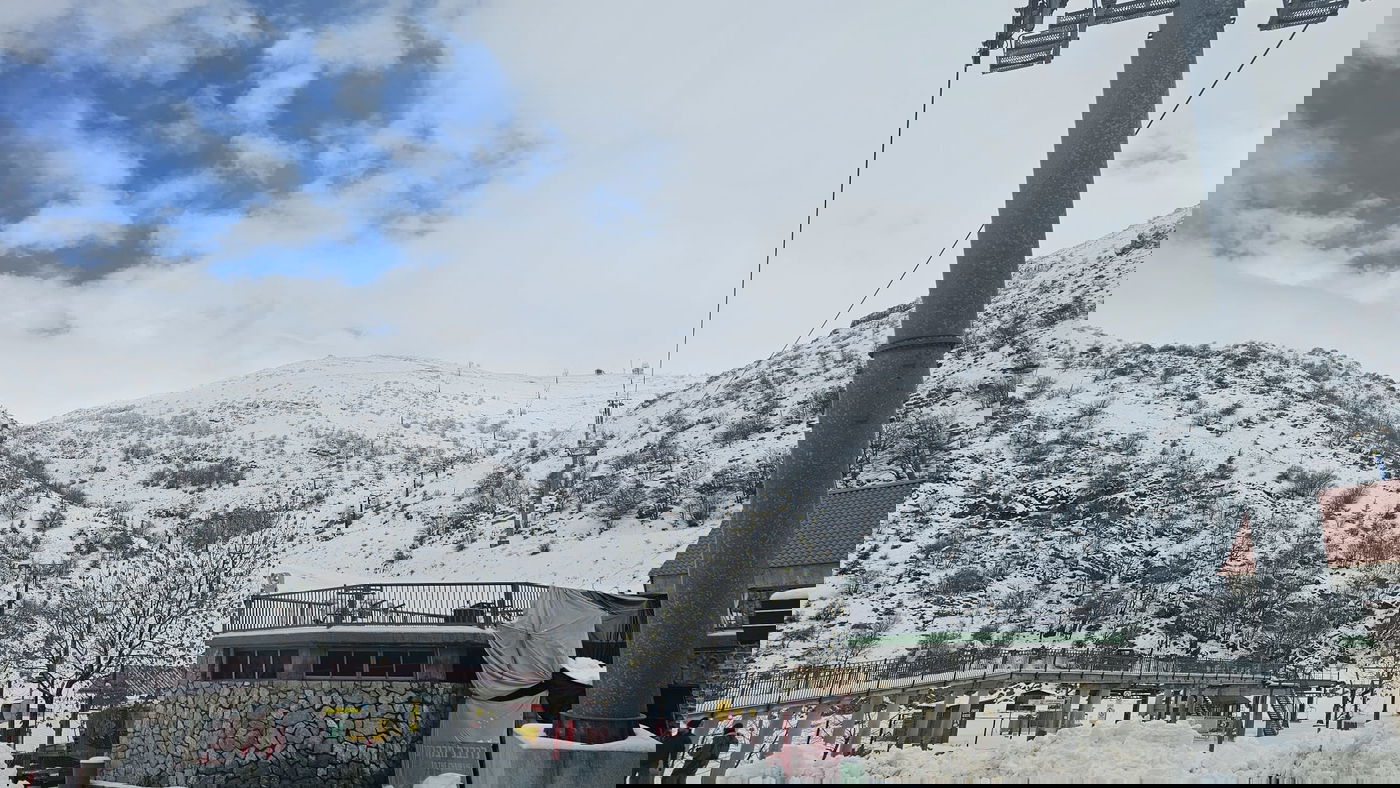 משרת המילואים תיעד את היופי המרהיב של החרמון המושלג