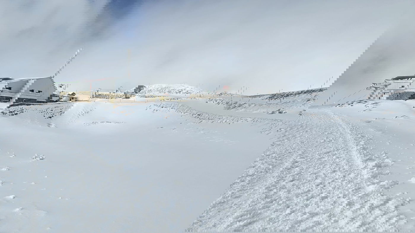 משרת המילואים תיעד את היופי המרהיב של החרמון המושלג