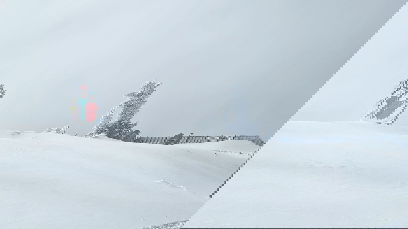 משרת המילואים תיעד את היופי המרהיב של החרמון המושלג