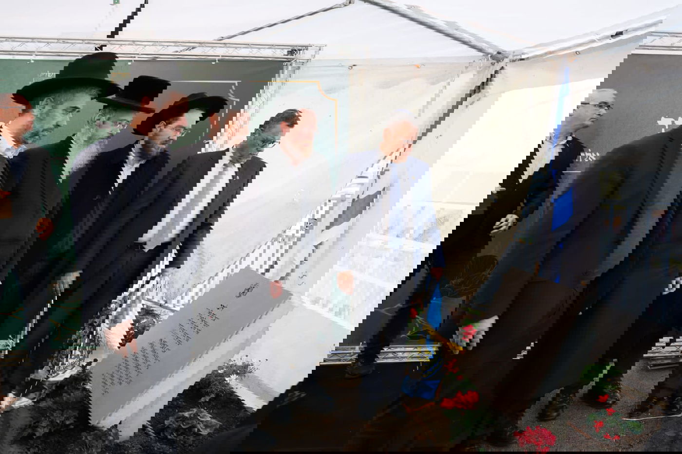 הטקס שנערך היום עם המשפחות וראש העיר