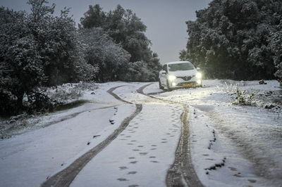 שלג ברמת הגולן, אתמול