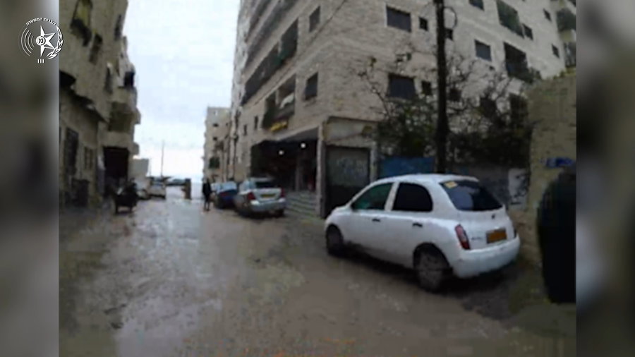 צפו בפשיטה על מרכז הסחר בסמים במחנה פליטים שועפאת