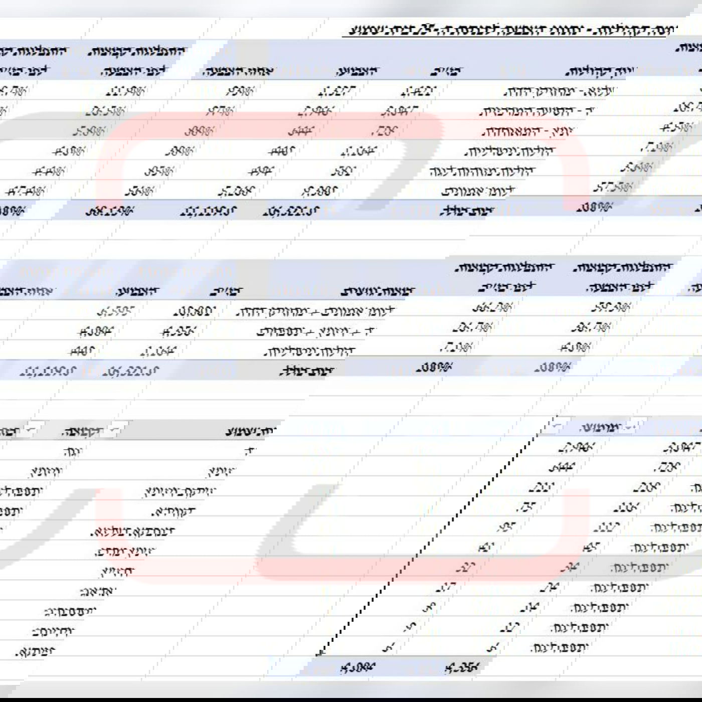 המסמך שהודלף מאחד המטות