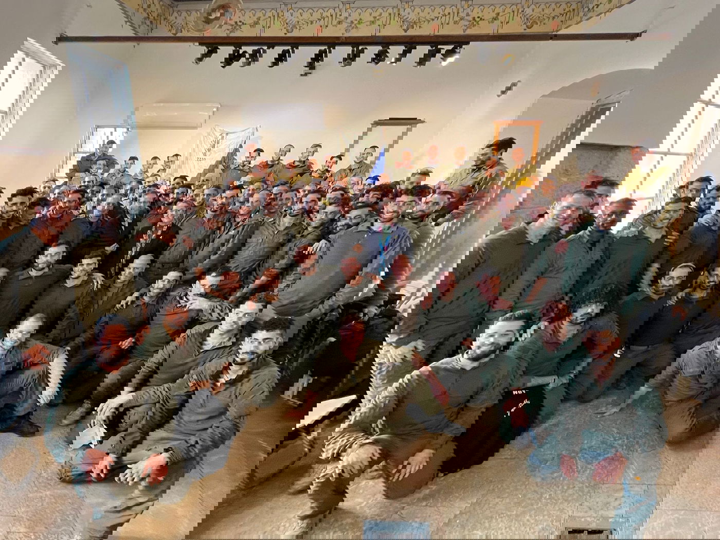 מגדל אייפל עם צריח של מסגד מוסלמי: ה"ציור" שנמצא בשג'אעיה