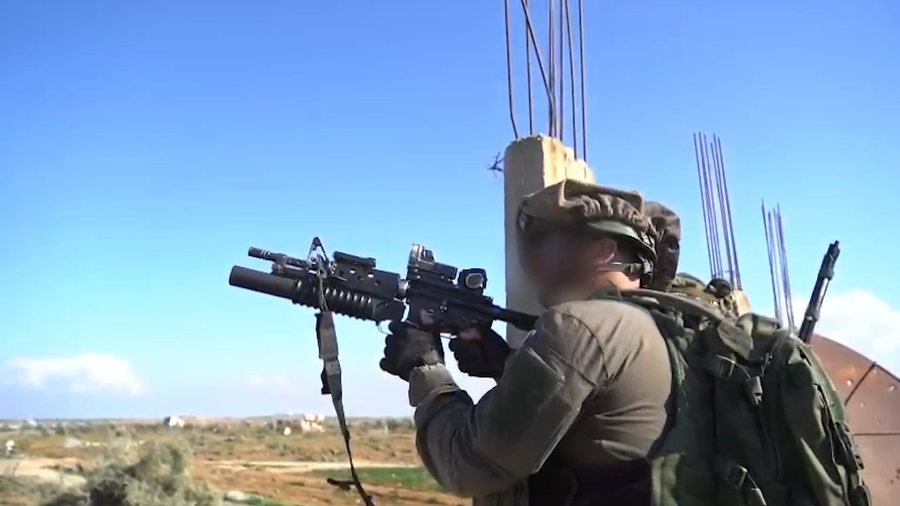 תיעוד מפעילות כוחות צה"ל ברצועה