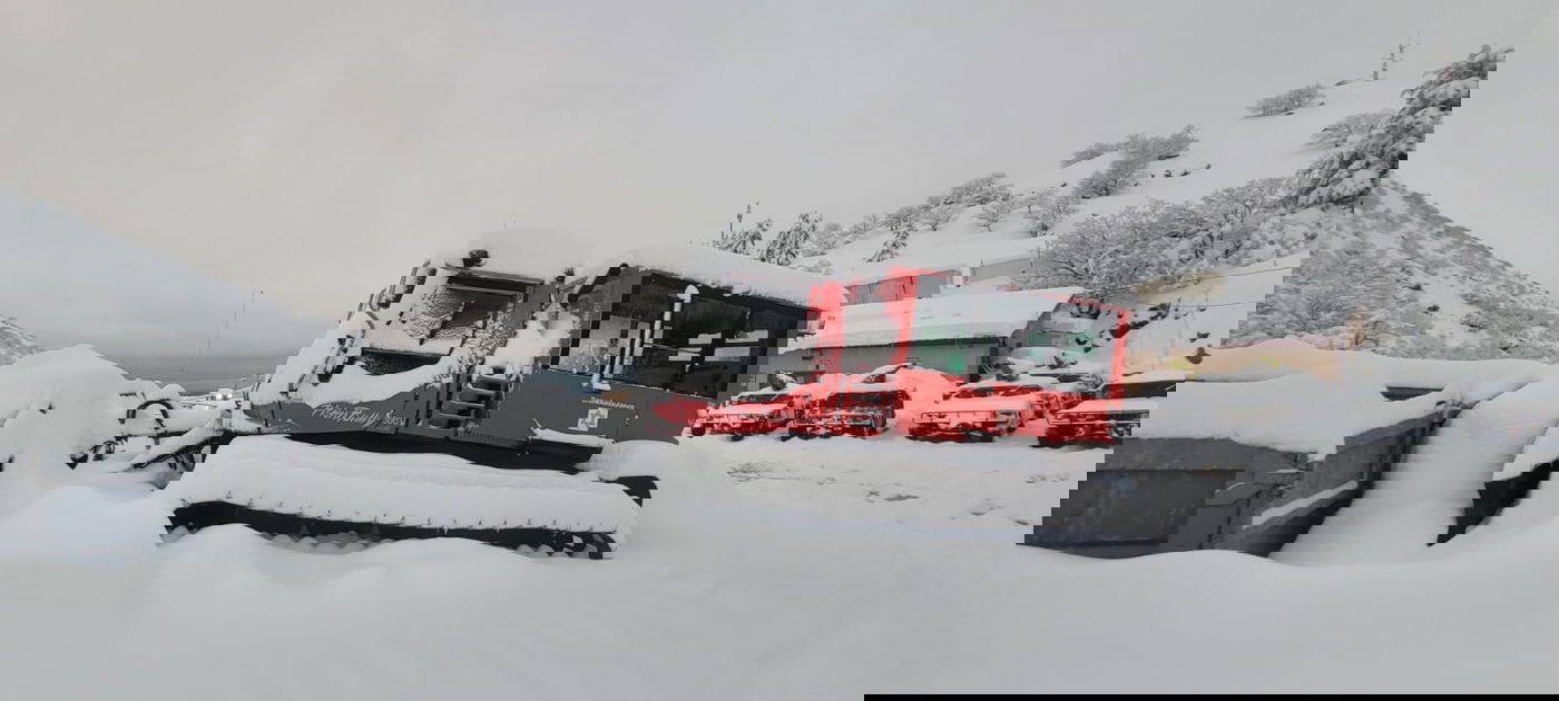 בחרמון - שלג לבן ובוהק | שיאים עונתיים בכנרת ובירדן • תיעוד מהחרמון