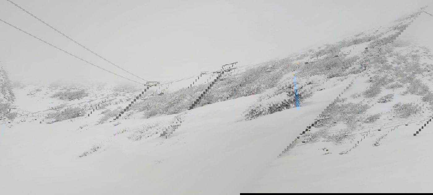 בחרמון - שלג לבן ובוהק | שיאים עונתיים בכנרת ובירדן • תיעוד מהחרמון