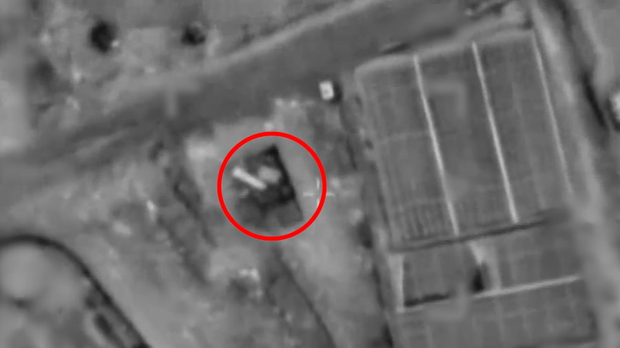 תיעוד מתקיפת המשגר במערב חאן יונס