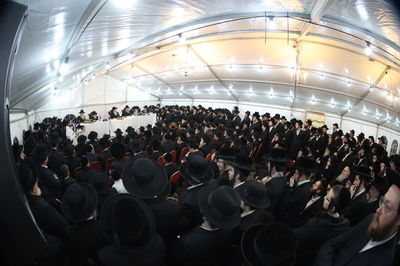 קבלת הפנים לראש הישיבה הגאון רבי שאול אלתר