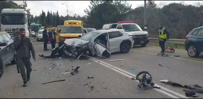 זירת התאונה