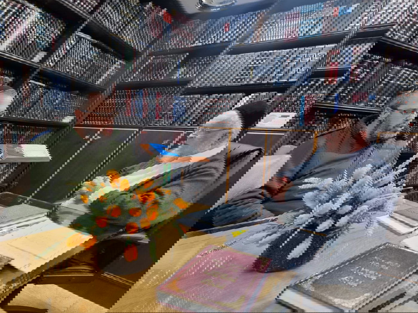 הרב נריה רוזנטל אצל הגר"א שלזינגר