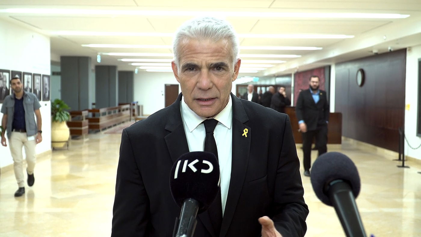 לפיד נועד עם נתניהו לעדכון ביטחוני והציע "רשת ביטחון"