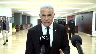 לפיד נועד עם נתניהו לעדכון ביטחוני והציע "רשת ביטחון"