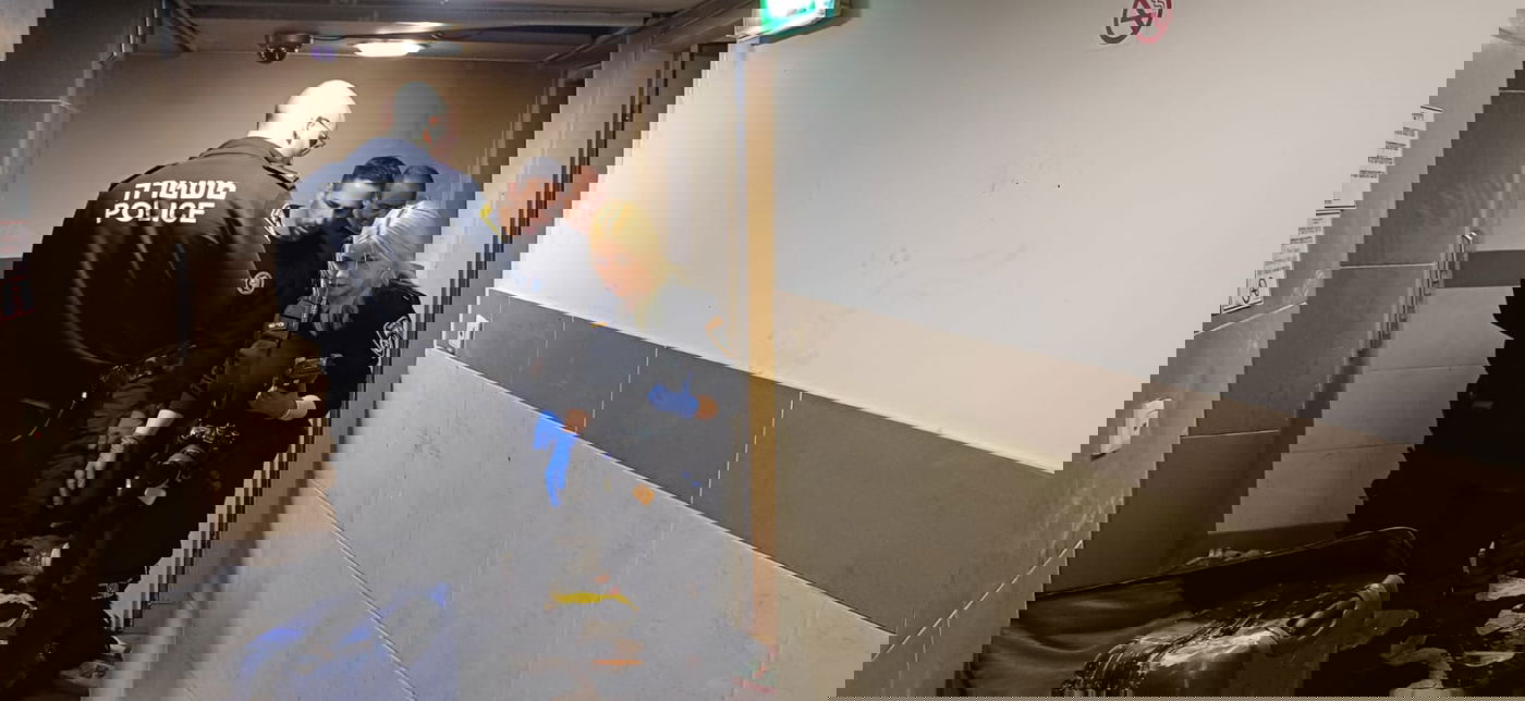 זירת השריפה בתל אביב