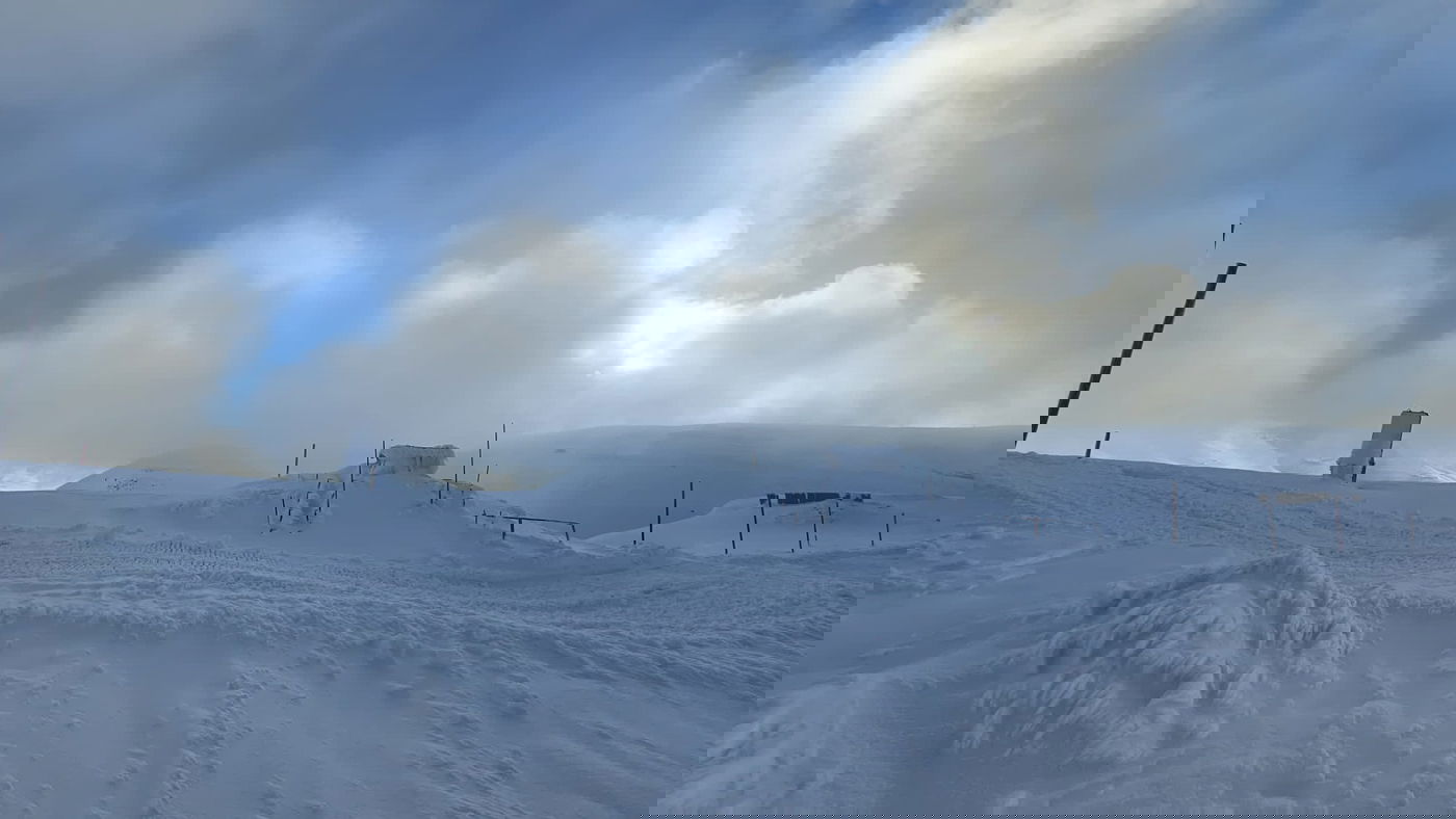 אחרי מערכת השלג הארוכה: כך נראה הבוקר החרמון | תיעוד